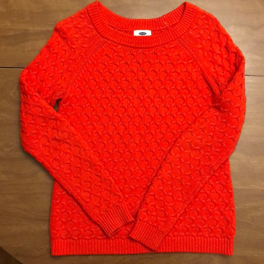 Coral Red Sweater